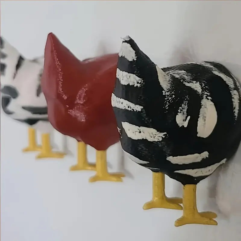Chicken Butt Magnets Set (3 Magnets)