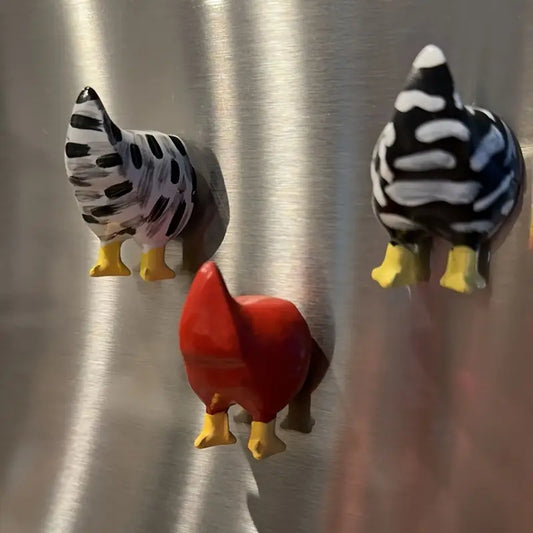 Chicken Butt Magnets Set (3 Magnets)