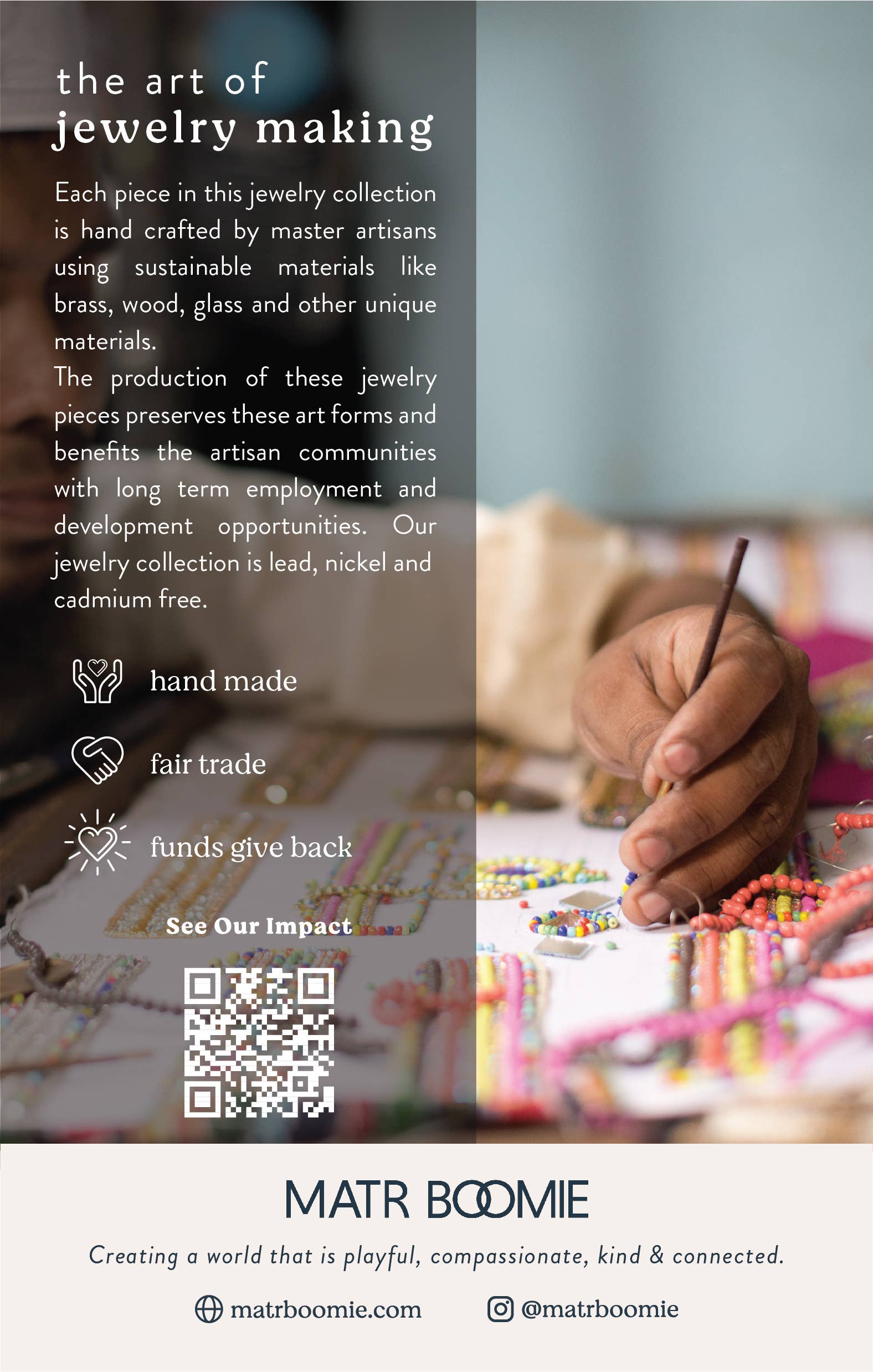 Reconstituted Stone Hoop Drop Earrings - Turquoise