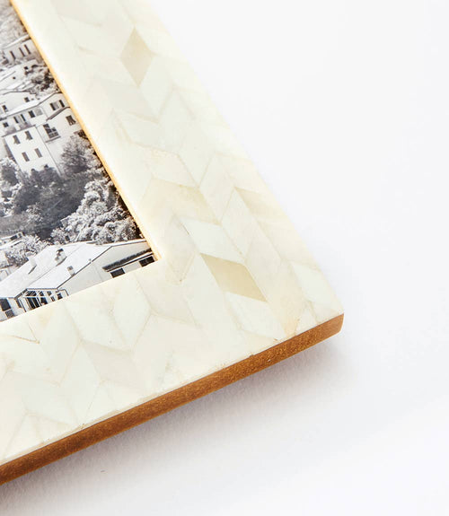 Artemis 5x7 Picture Frame - Handcrafted Bone