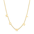 Howdy Gold Letter Necklace
